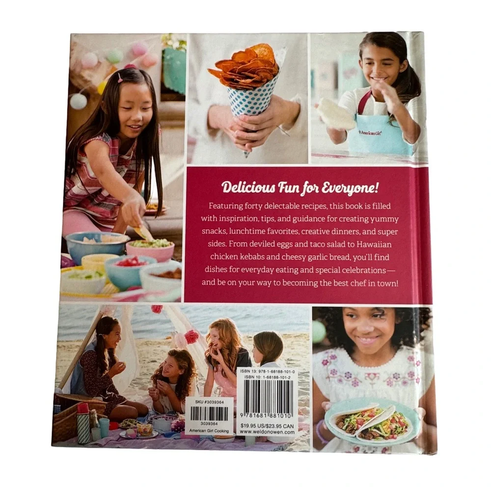American Girl Cooking Hardcover Cookbook By Williams Sonoma